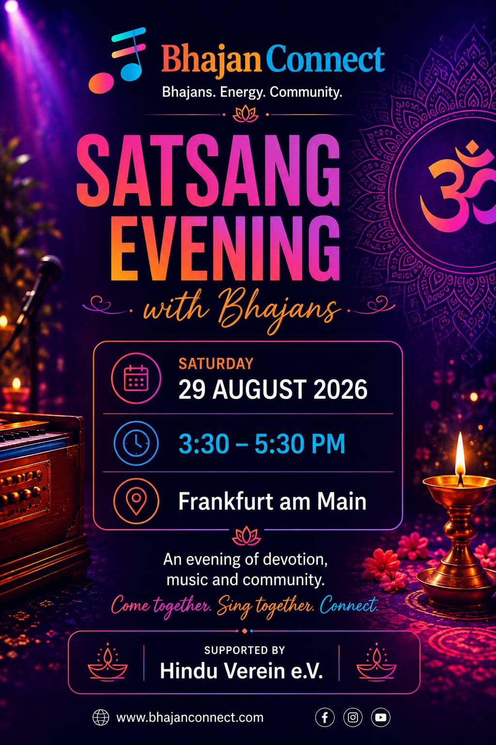 Satsang Evening with Bhajans